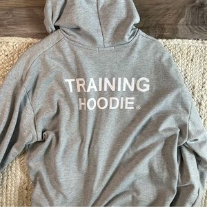 Training Hoodie - Gym Hoodie - Grey Marl Men’s Large